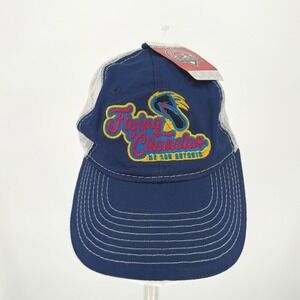 MiLB Flying Chanclas Hat Mens OSFM Blue White Trucker Snapback Cap NEW